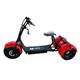 Kontio Kruiser Trike Red 1,2kWh akulla